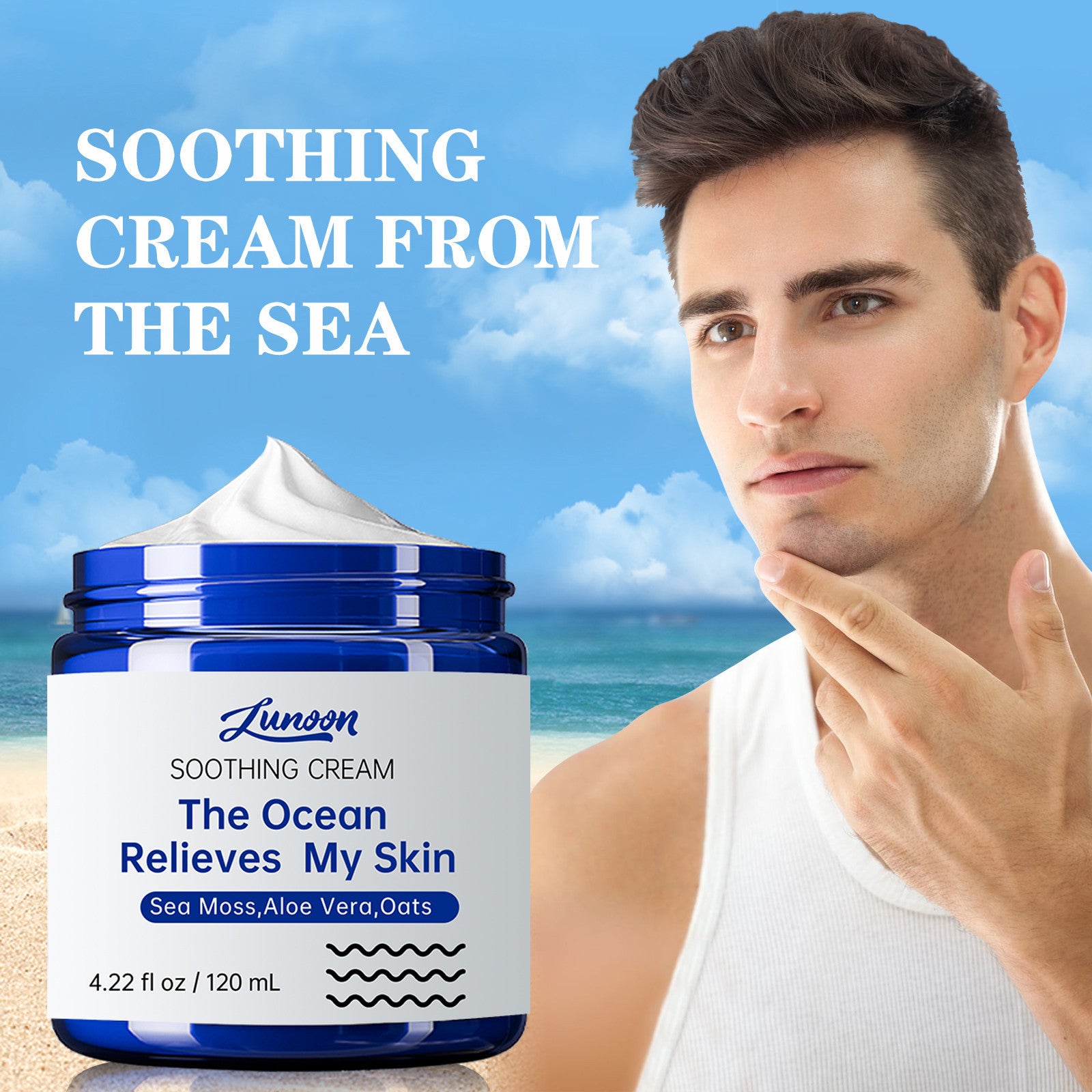 Relaxing facial cream