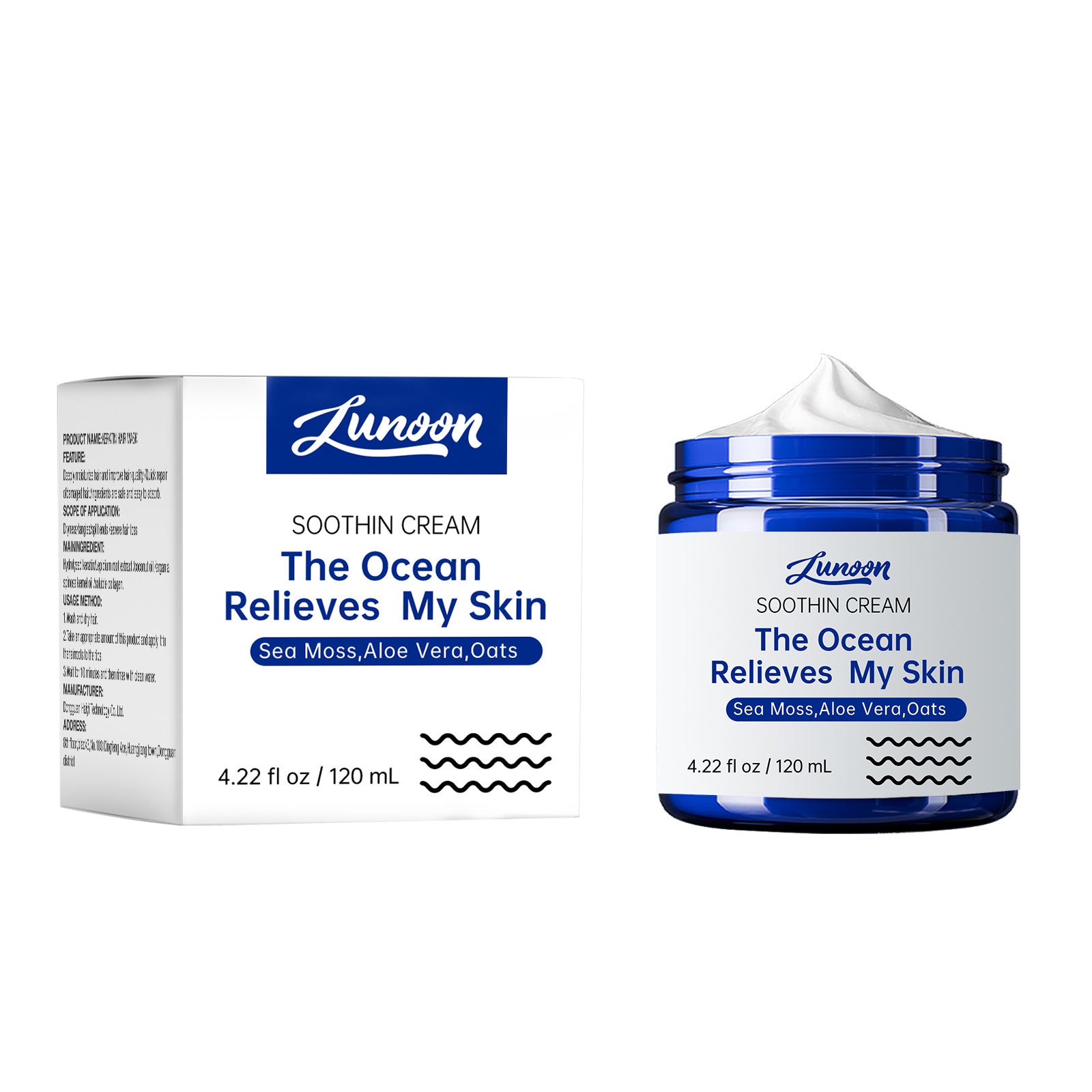 Relaxing facial cream